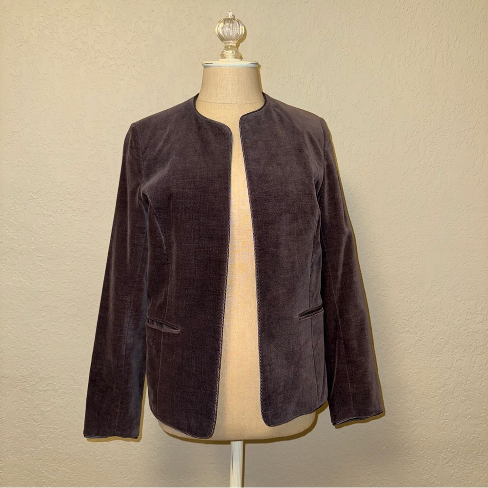 Jean Nicole Vintage Blazer Jacket in Mauve Purple